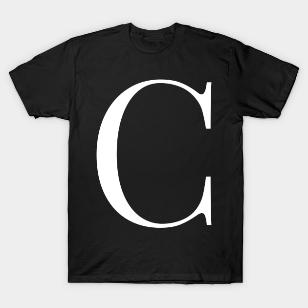 Alphabet C T-Shirt by maro_00